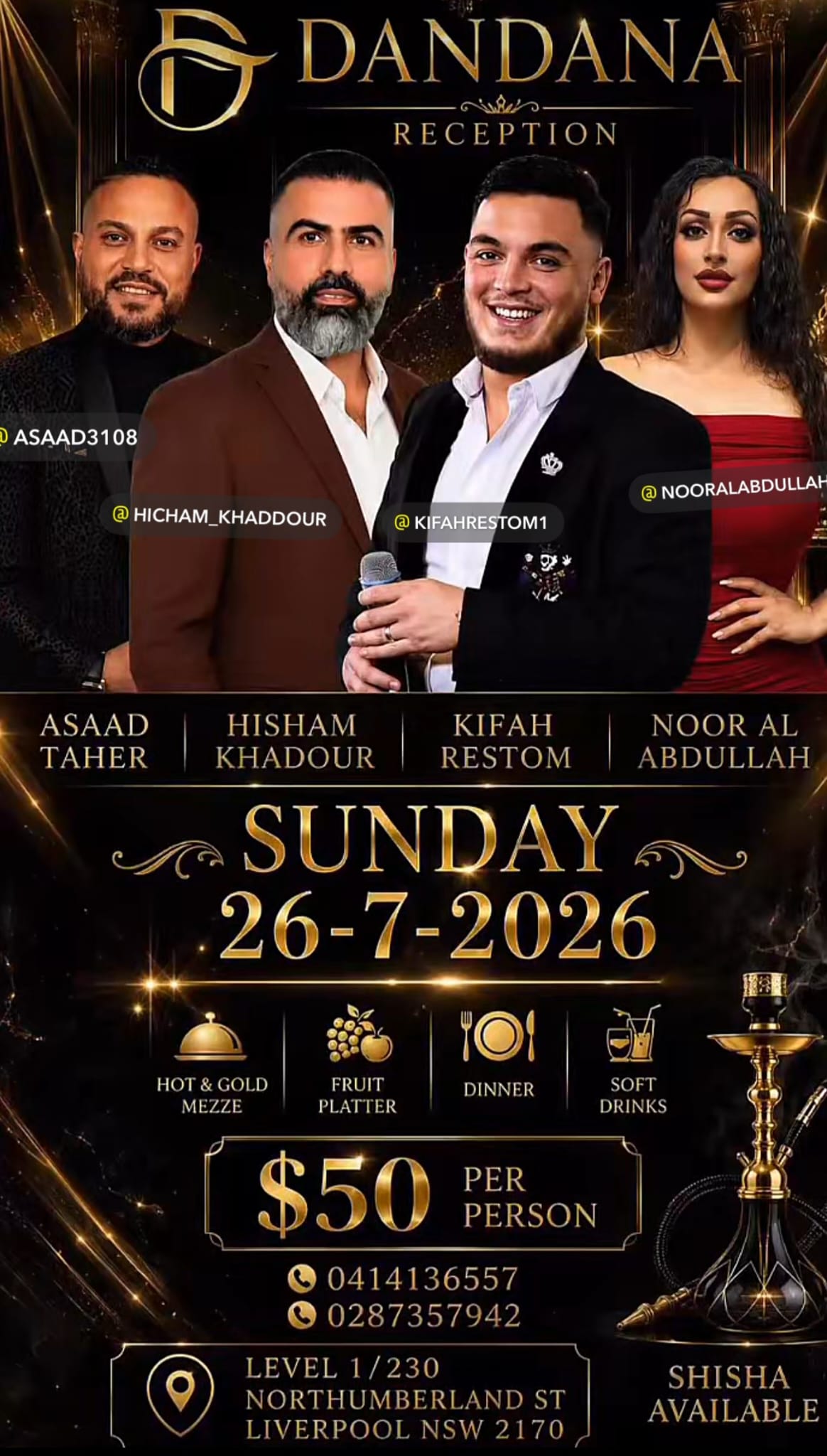 Dandana Sunday event poster